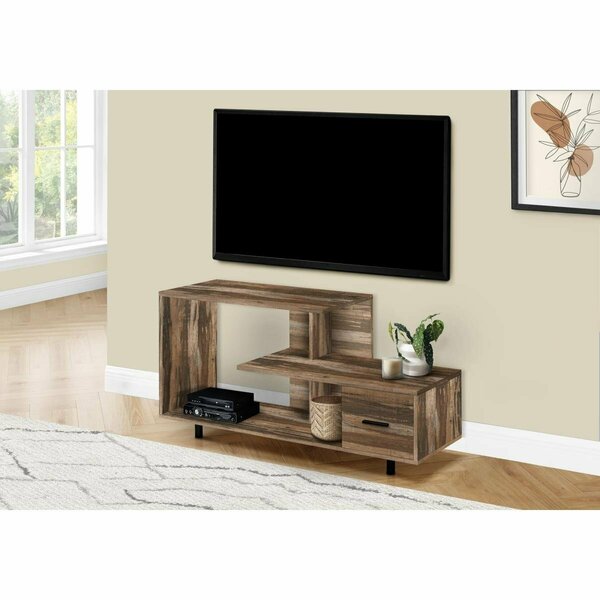 Daphnes Dinnette 48 in. 1 Drawer & TV Stand Brown DA3067013